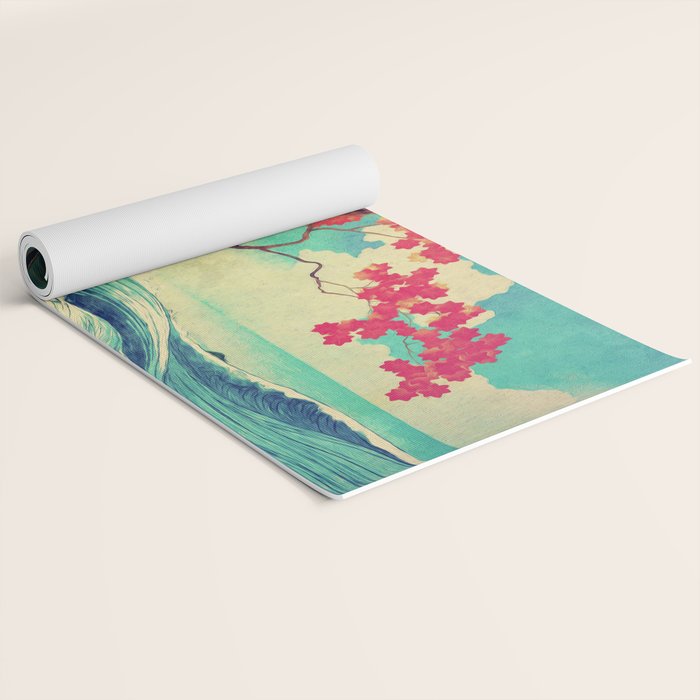 Waking to the Wild and Beautiful Ocean of Dhin - Nature Landscape Yoga Mat Gallery Image 2