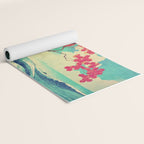 Waking to the Wild and Beautiful Ocean of Dhin - Nature Landscape Yoga Mat Gallery Image 2