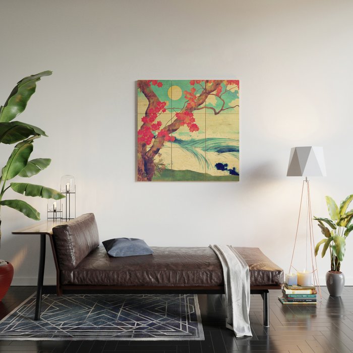 Waking to the Wild and Beautiful Ocean of Dhin - Nature Landscape Wood Wall Art Gallery Image 2