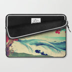 Waking to the Wild and Beautiful Ocean of Dhin - Nature Landscape Laptop Sleeve Gallery Image 2