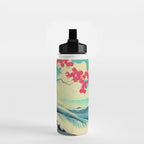Waking to the Wild and Beautiful Ocean of Dhin - Nature Landscape Water Bottle Gallery Image 2