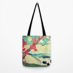 Waking to the Wild and Beautiful Ocean of Dhin - Nature Landscape Tote Bag Gallery Image 2