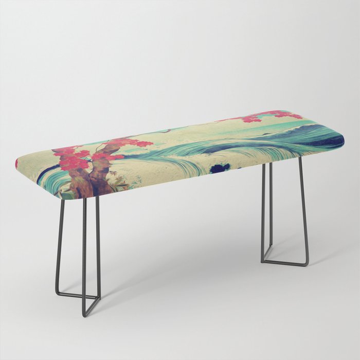 Waking to the Wild and Beautiful Ocean of Dhin - Nature Landscape Bench Gallery Image 1