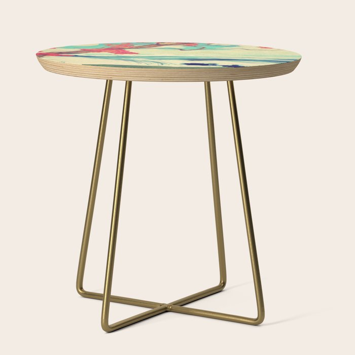 Waking to the Wild and Beautiful Ocean of Dhin - Nature Landscape Side Table Gallery Image 1