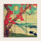 Waking to the Wild and Beautiful Ocean of Dhin - Nature Landscape Wood Wall Art Gallery Image 1