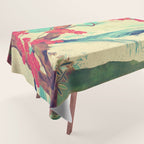 Waking to the Wild and Beautiful Ocean of Dhin - Nature Landscape Tablecloth Gallery Image 1