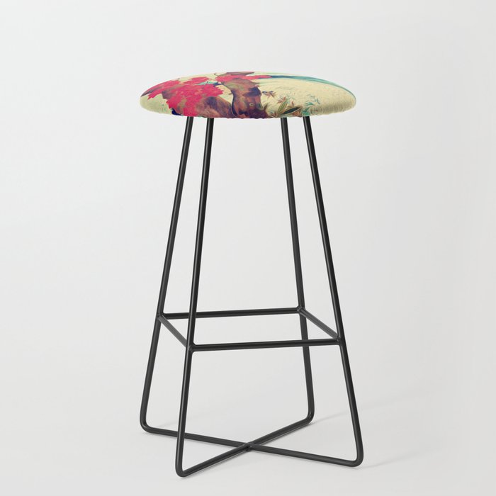 Waking to the Wild and Beautiful Ocean of Dhin - Nature Landscape Stool Gallery Image 1