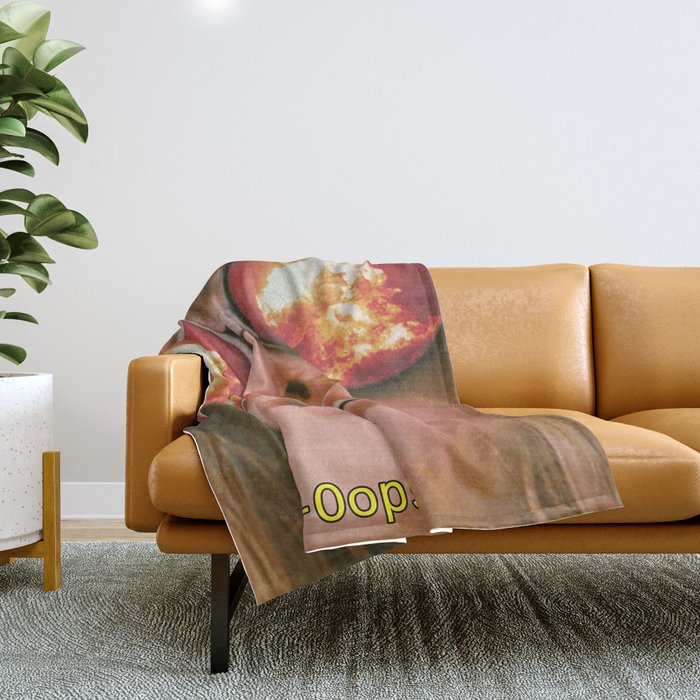 Oops Throw Blanket Gallery Image 1