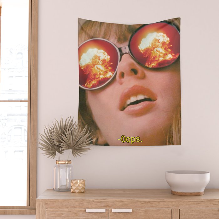Oops Wall Tapestry Gallery Image 2