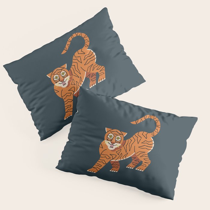 Rawr, Tiger! Pillow Sham Gallery Image 3