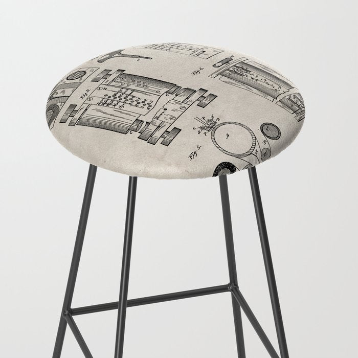 First Computer Patent - Technology Art - Antique Stool Gallery Image 2