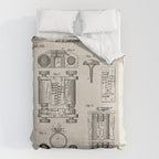 First Computer Patent - Technology Art - Antique Duvet Cover Gallery Image 6