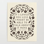 Emma 'If I Loved You Less' Quote Poster Gallery Image 4