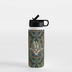 Whimsical Deer Antlers Water Bottle Gallery Image 1