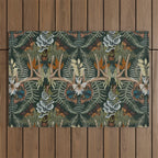 Whimsical Deer Antlers Outdoor Rug Gallery Image 1
