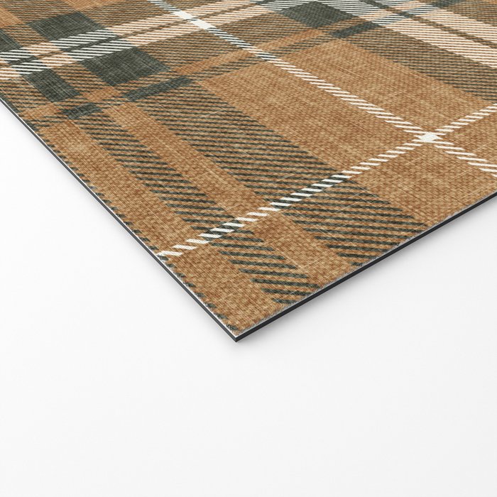 fall plaid - warm neutrals Welcome Mat Gallery Image 2