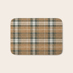 fall plaid - warm neutrals Bath Mat Gallery Image 1