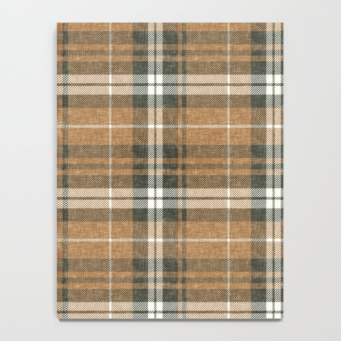 fall plaid - warm neutrals Notebook Gallery Image 4