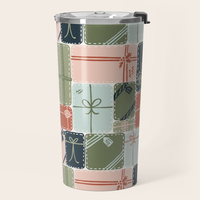 Patchwork Presents Travel Mug Gallery Image 2