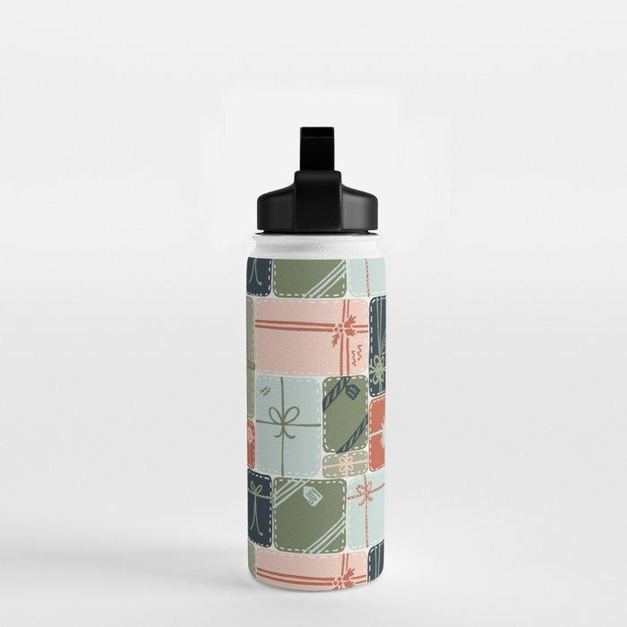 Patchwork Presents Water Bottle Gallery Image 2