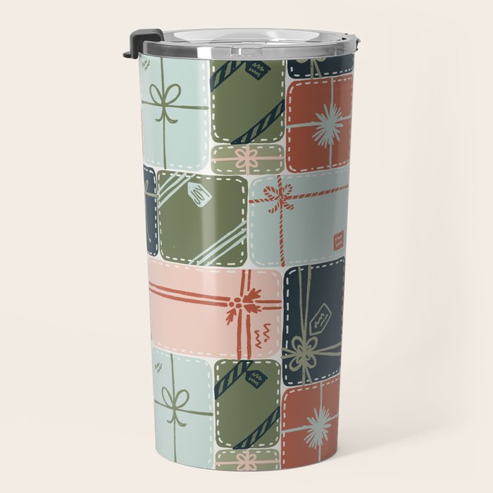 Patchwork Presents Travel Mug Gallery Image 3