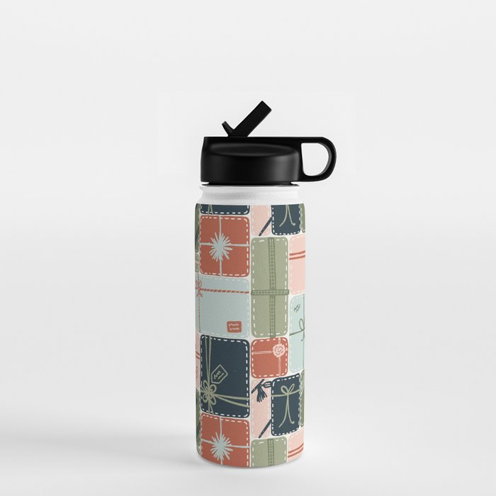 Patchwork Presents Water Bottle Gallery Image 1