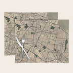 Guadalajara City Map of Jalisco, Mexico - Vintage Placemat Gallery Image 1