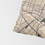 Guadalajara City Map of Jalisco, Mexico - Vintage Pillow Sham Gallery Image 4