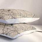 Guadalajara City Map of Jalisco, Mexico - Vintage Pillow Sham Gallery Image 3