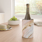 Blush Pink And Gold Liquid Color  Wine Chiller Gallery Image 4