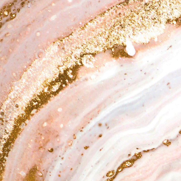 Blush Pink And Gold Liquid Color  Coffee Mug Gallery Image 2