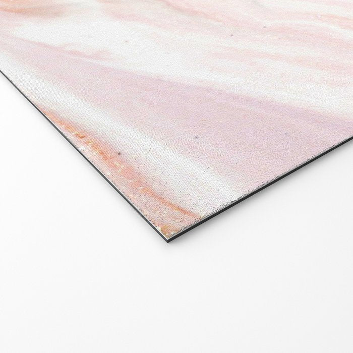 Blush Pink And Gold Liquid Color  Welcome Mat Gallery Image 2