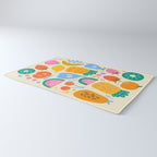 Fun Rainbow Fruit Pattern Rug Gallery Image 3