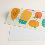 Fun Rainbow Fruit Pattern Wrapping Paper Gallery Image 2