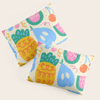 Fun Rainbow Fruit Pattern Pillow Sham Gallery Image 3