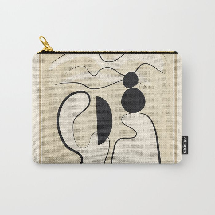 Minimal Abstraction 8 Carry All Pouch Gallery Image 1
