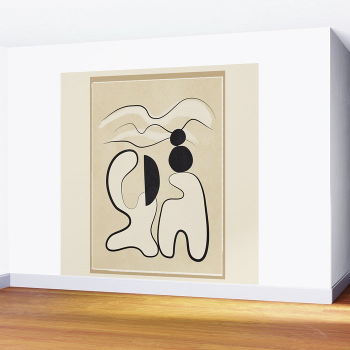 Minimal Abstraction 8 Wall Mural Gallery Image 2