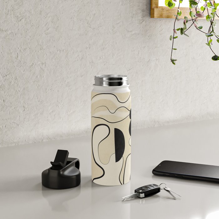 Minimal Abstraction 8 Water Bottle Gallery Image 4