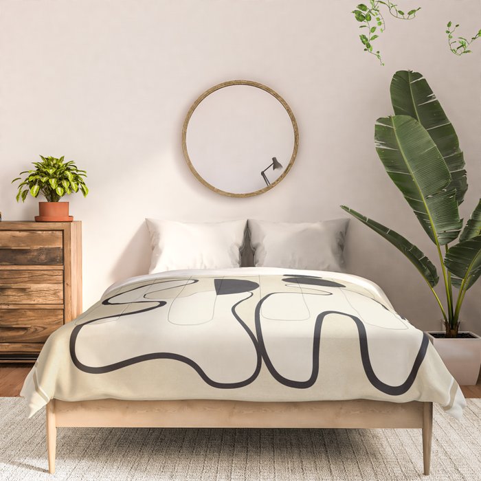 Minimal Abstraction 8 Comforter Gallery Image 3