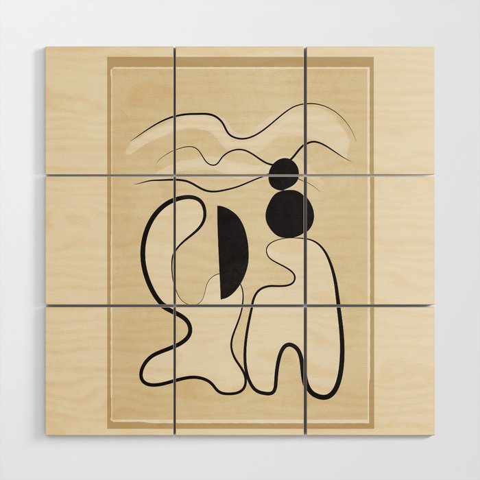 Minimal Abstraction 8 Wood Wall Art Gallery Image 1
