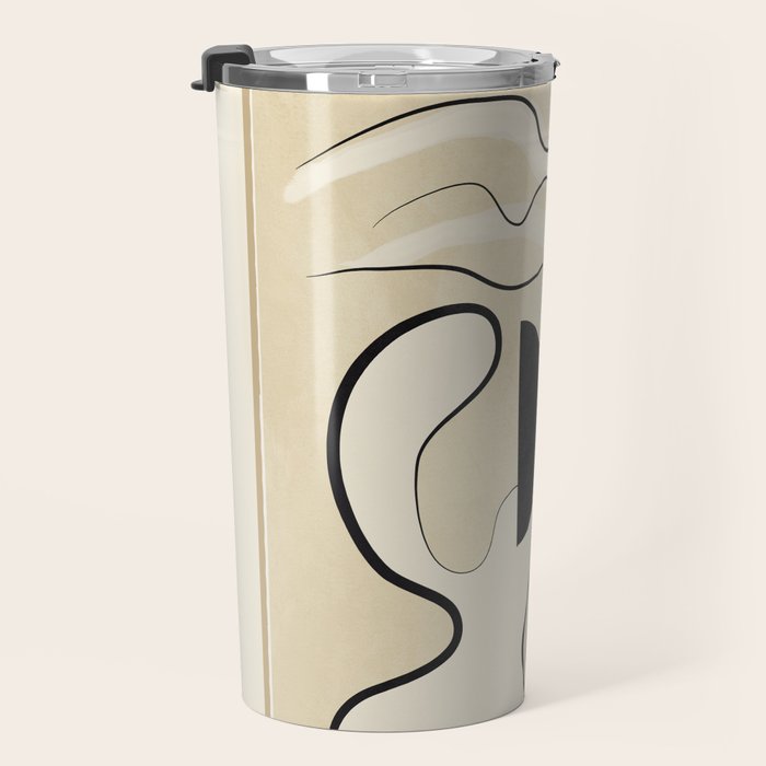Minimal Abstraction 8 Travel Mug Gallery Image 3
