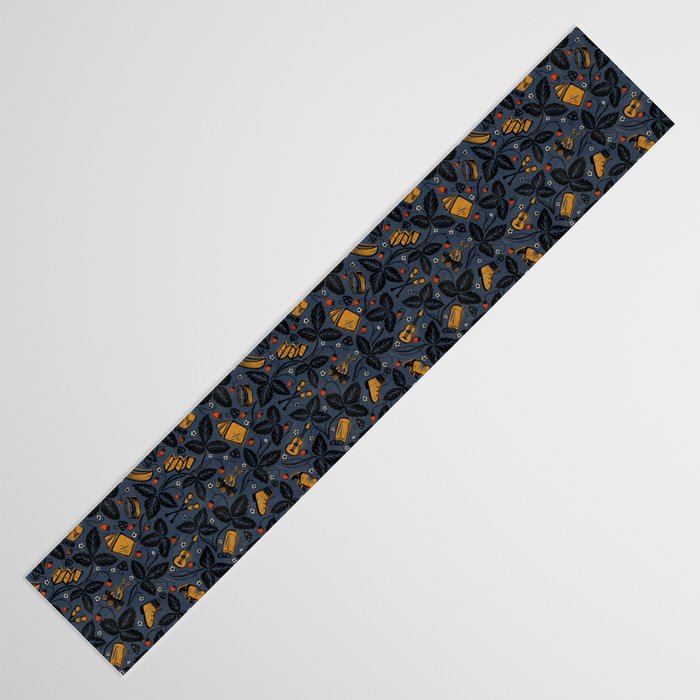Summer Camping - Midnight Blue Table Runner Gallery Image 3