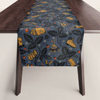 Summer Camping - Midnight Blue Table Runner Gallery Image 1