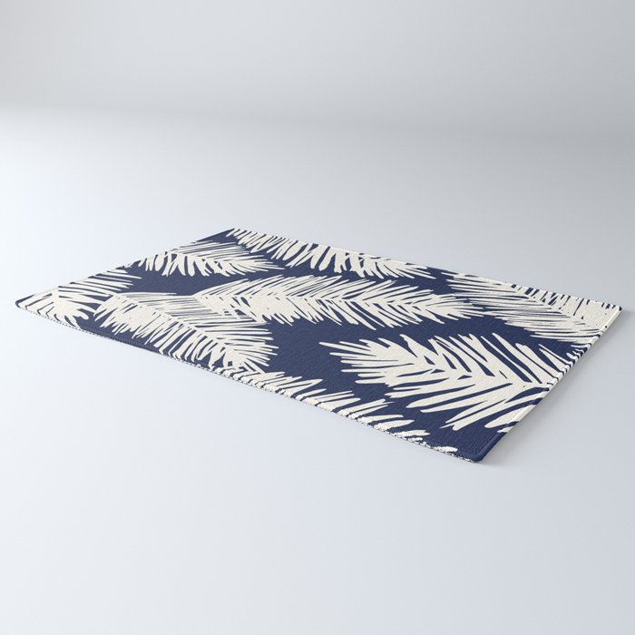 Tropical on blue Rug Gallery Image 3