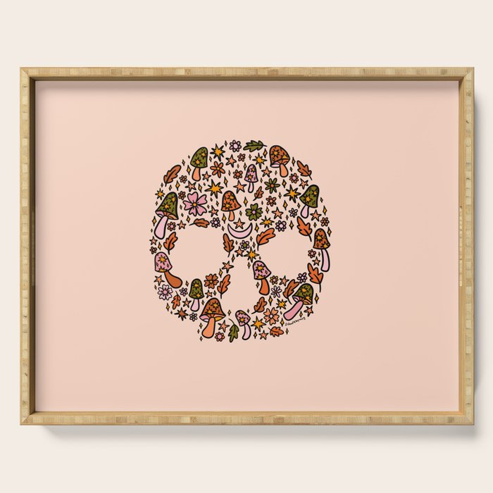 Fall Skull Serving Tray Gallery Image 1