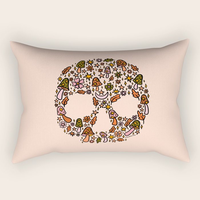 Fall Skull Rectangular Pillow Gallery Image 1