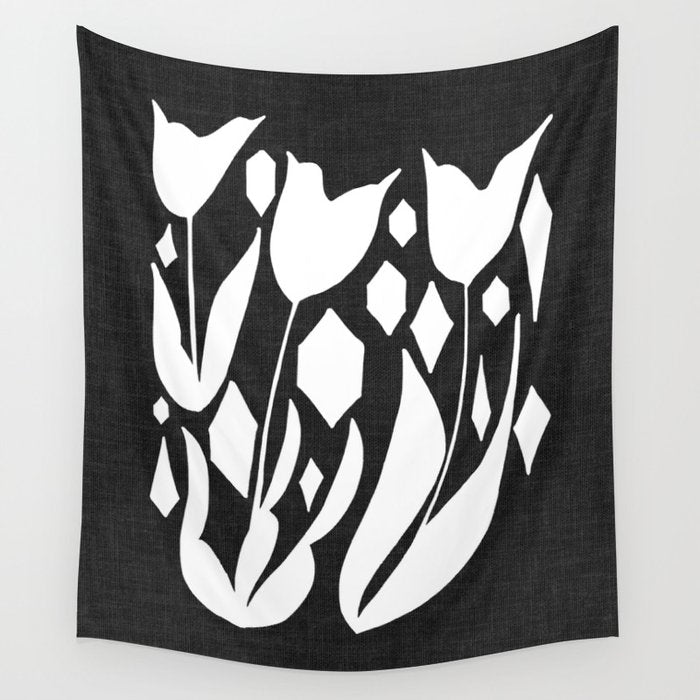 Diamond Tulips ii Wall Tapestry Gallery Image 4