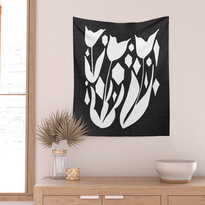 Diamond Tulips ii Wall Tapestry Gallery Image 2