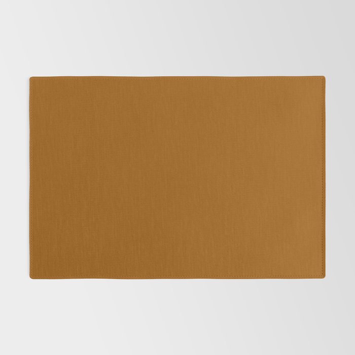 Burnt Orange Solid Color Rug Gallery Image 2