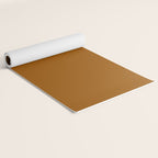 Burnt Orange Solid Color Yoga Mat Gallery Image 2